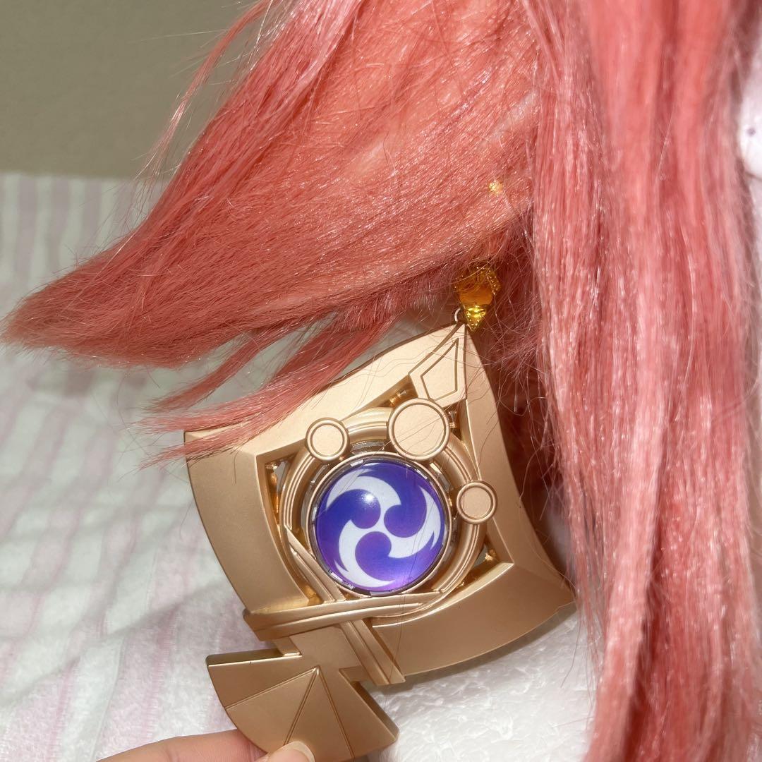 原神 八重神子 コスプレ 衣装 三分妄想 ウィッグ 靴付き Mサイズ