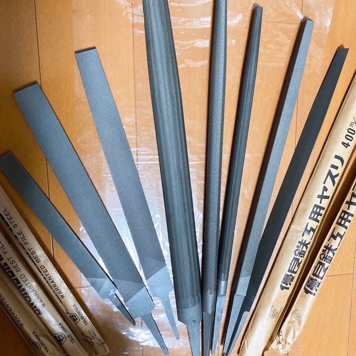 日本製 鉄工ヤスリ8本セット