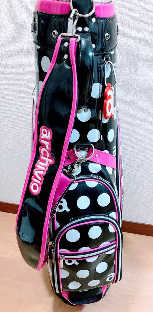 archivio 水玉模様 キャディバッグ　アルチビオ　レディース