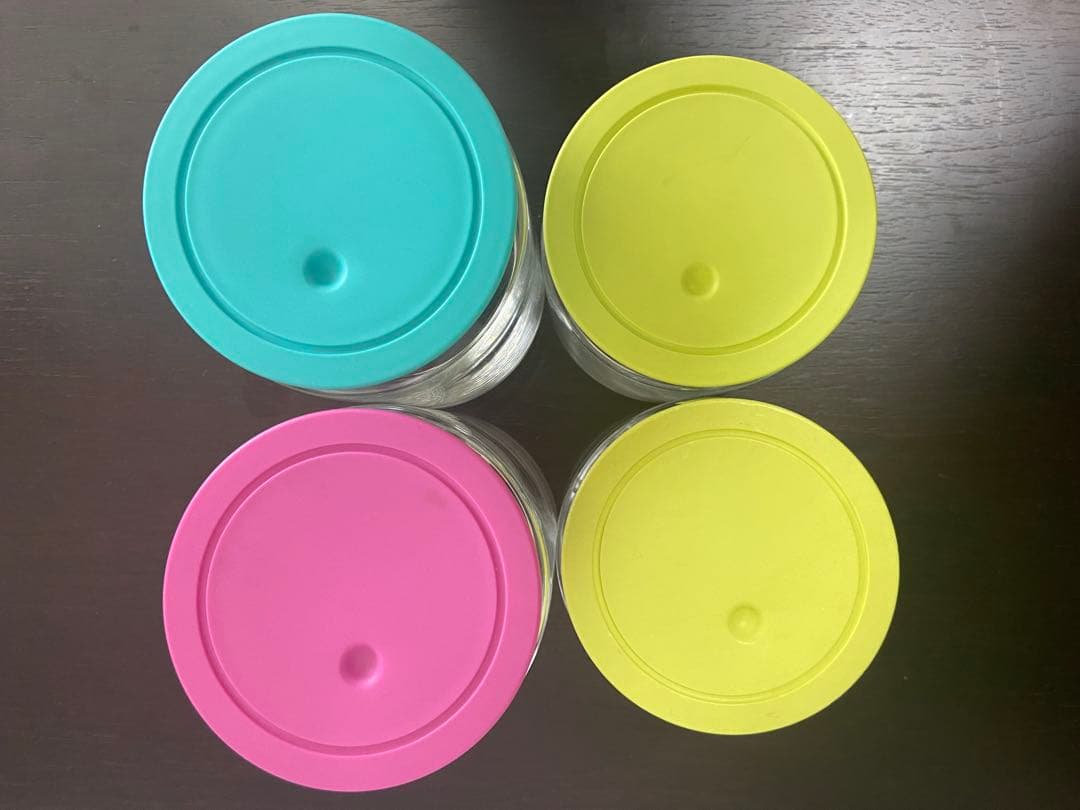 ★アレッシィ★ALESSI★ガラス保存容器★キャニスター★4個セット★