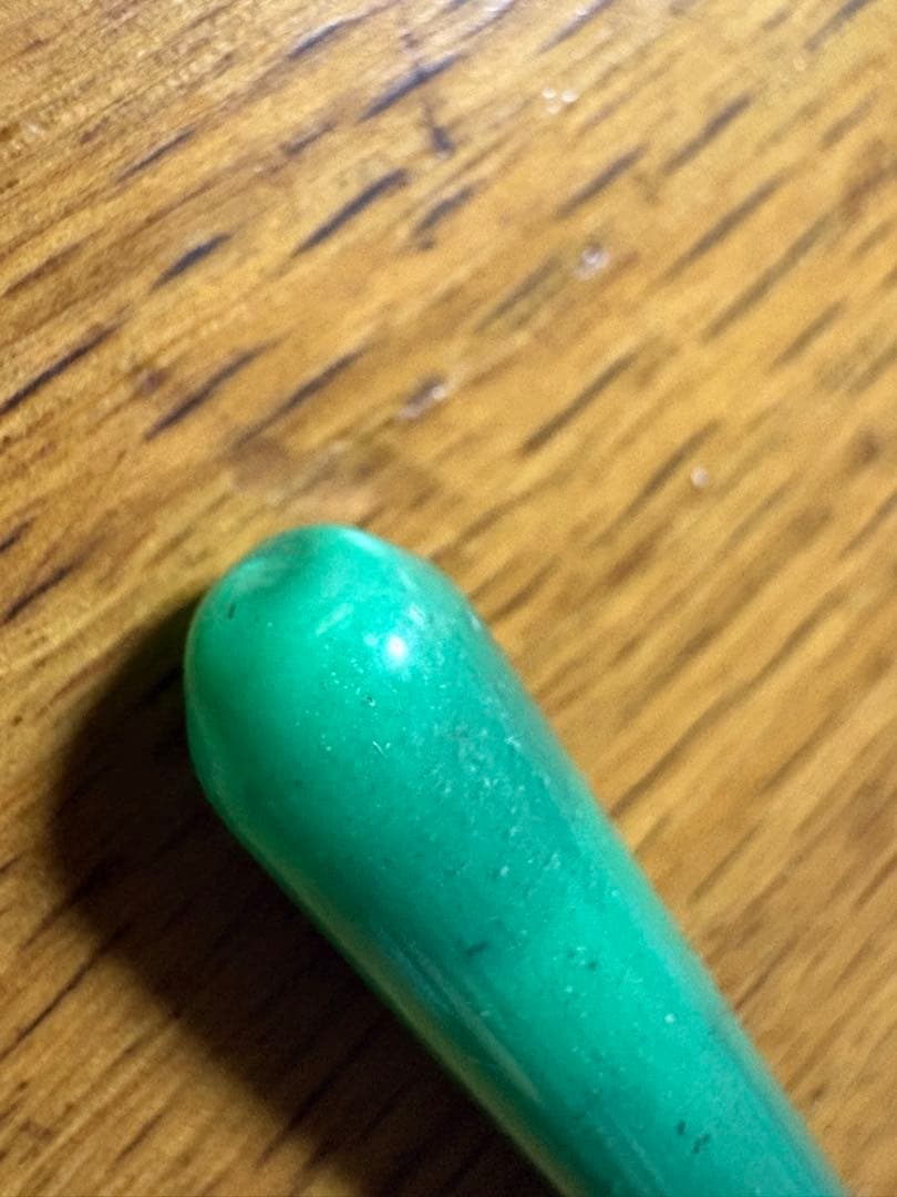 江戸硝子　簪　竹の形　長さ15.5cm 直径7mm 重さ10g