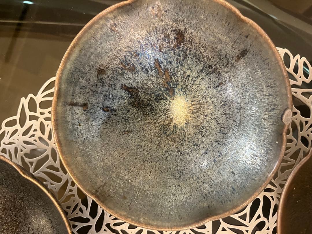 鎌田 幸二作 油滴天目等 5客セット