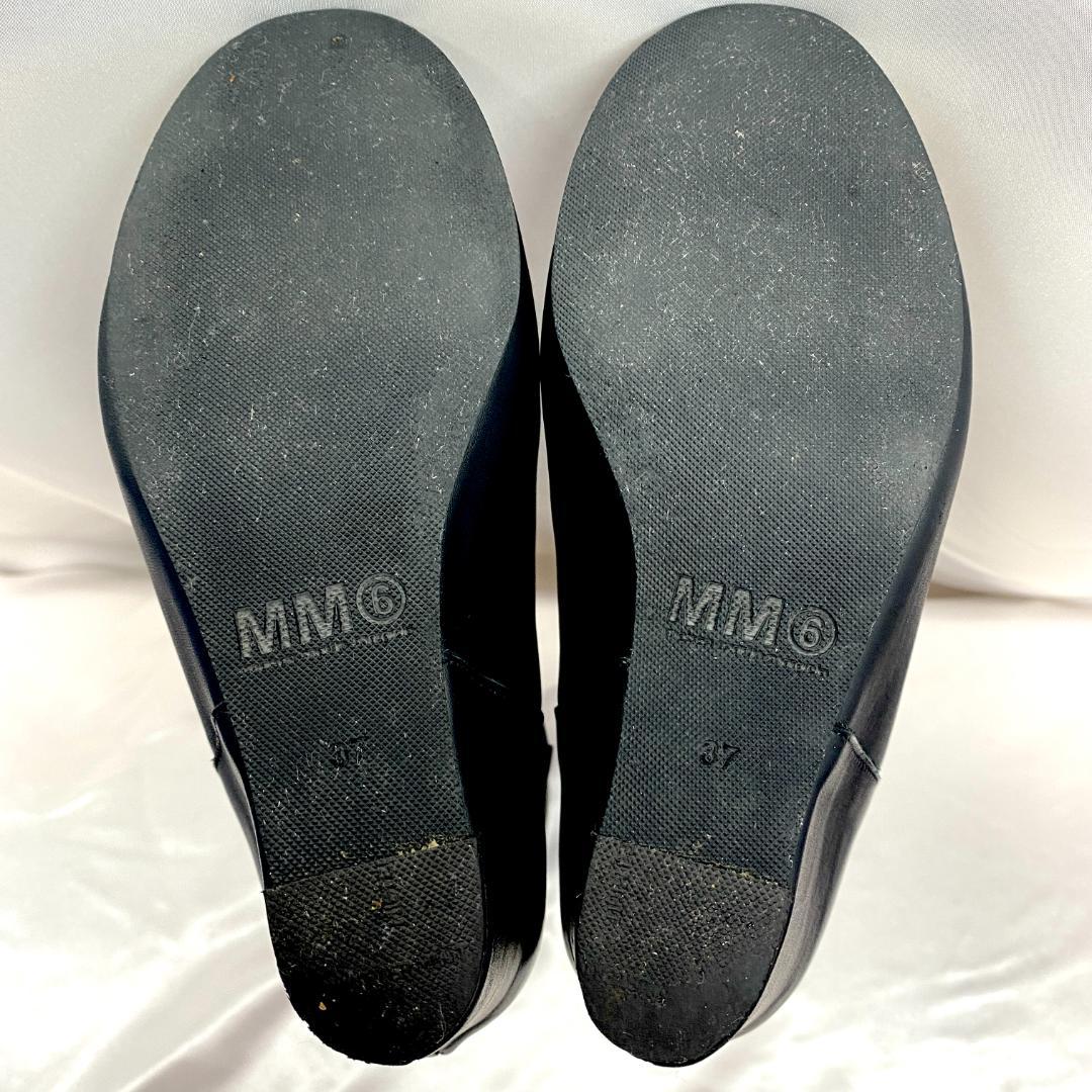 エムエムシックス メゾン マルジェラ ロングブーツ MM6 ブラック 37