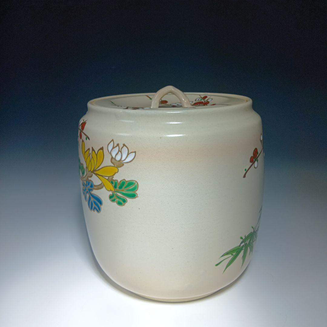 茶道具　(平安)坂野光伸造　仁清写　　 皆具一式　美品　共箱