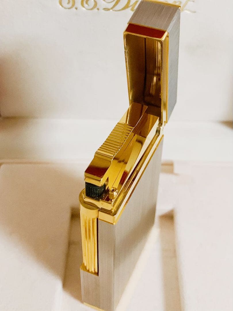 S.T.Dupont デュポン ガスライター ライン2 ヘアライン 16841