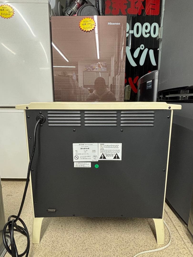 QVCジャパン 電気温風機 DFI-5010-04 2016年製 リモコン付き