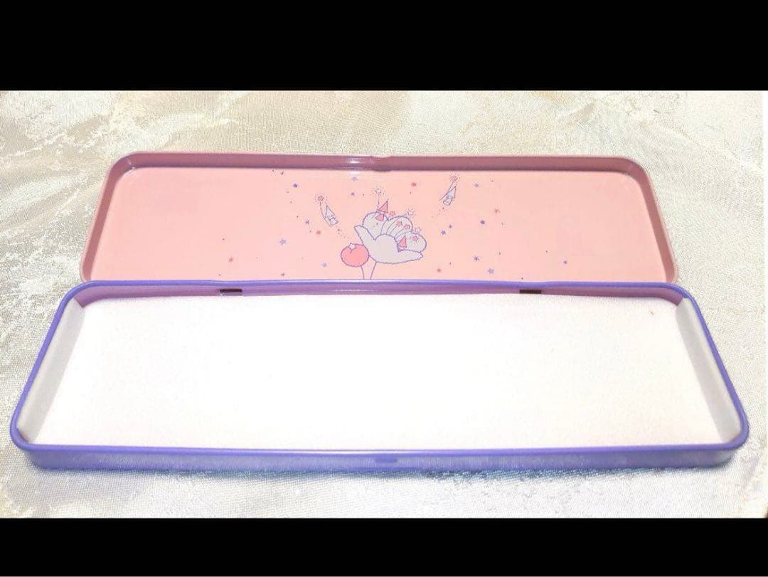 レア 1976年 初期 キキララ メタリック 筆箱 缶ペンケース サンリオ