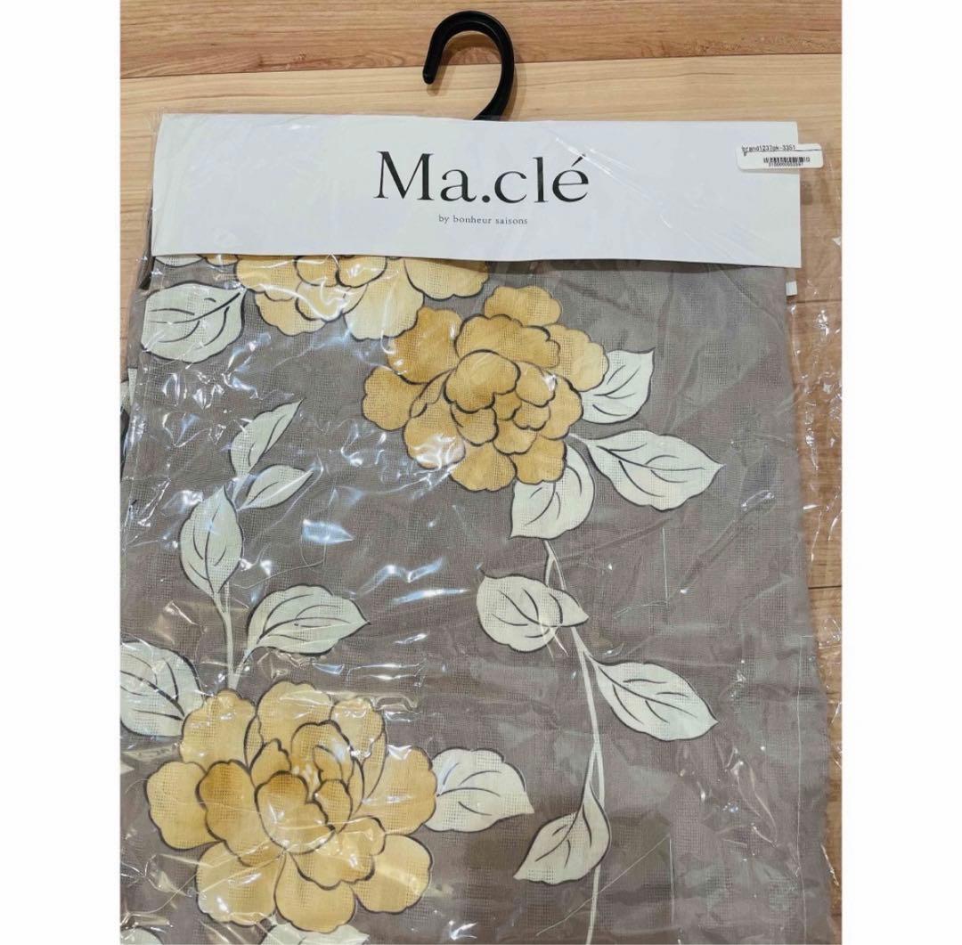 新品未使用　ボヌールセゾン　浴衣　帯　下駄　セット　グレー　イエロー　ホワイト