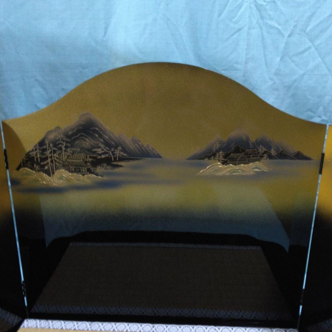 五月飾り 富岳黒屏風 平台　☆ 大幅値下げ !! ☆
