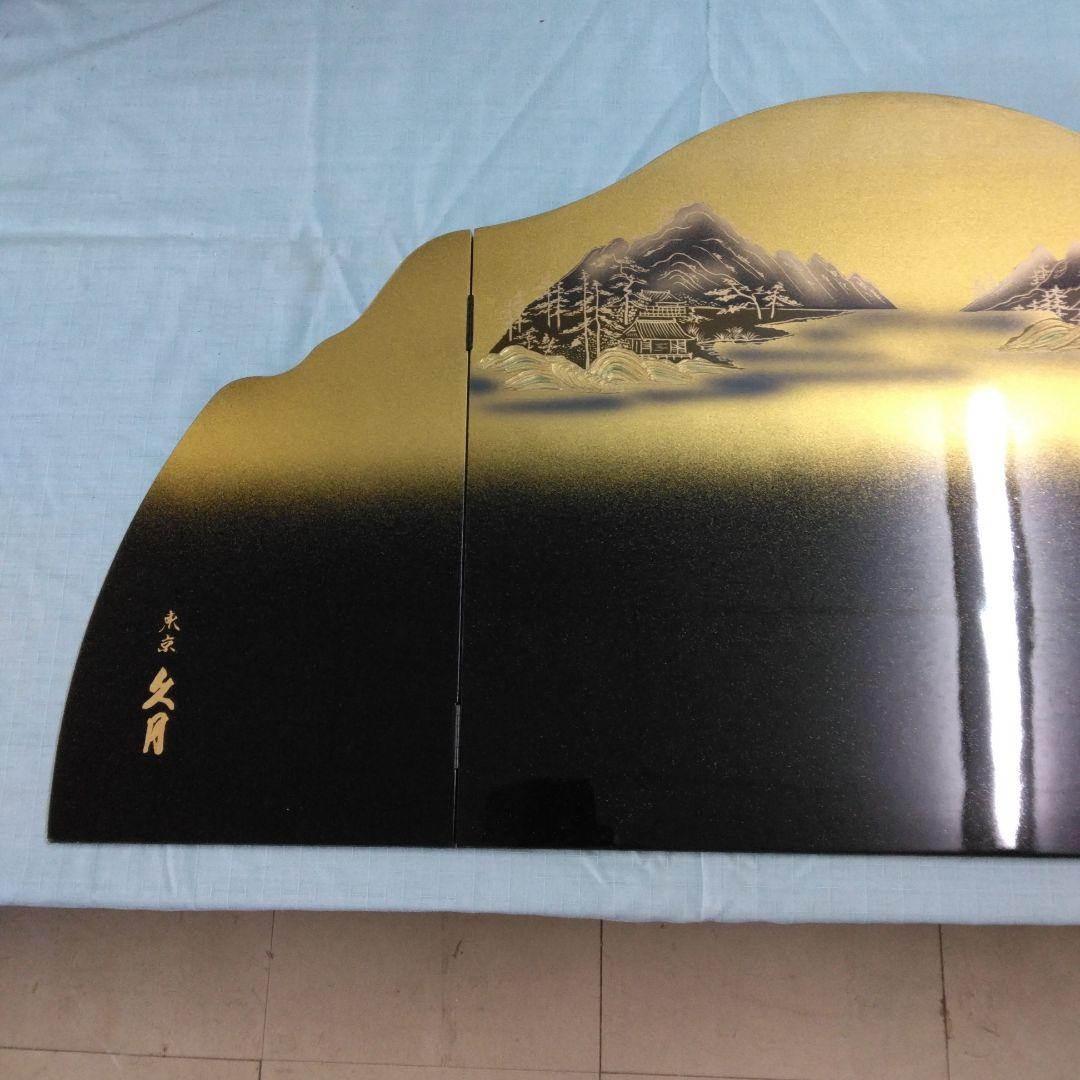 五月飾り 富岳黒屏風 平台　☆ 大幅値下げ !! ☆