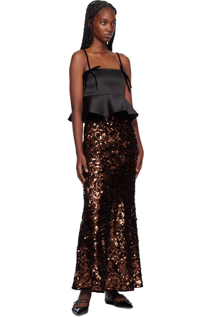 GANNI ダッチェスサテンキャミソール