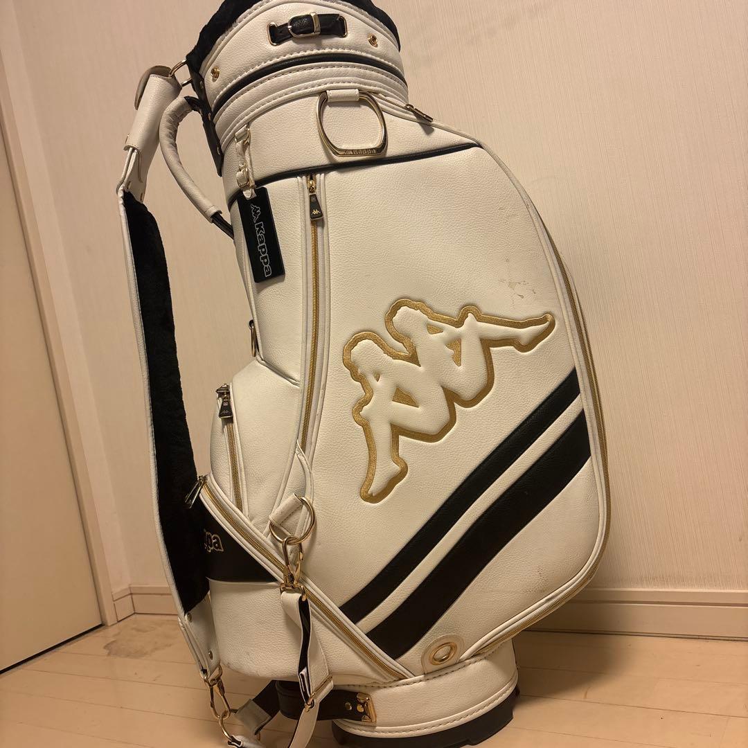 Kappa ホワイトキャディバッグ