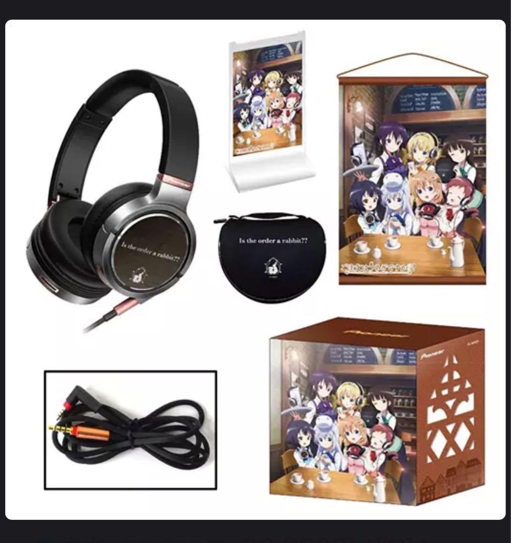 受注販売品 限定版　ご注文はうさぎですか？　オーディオプレイヤー　ヘッドフォン