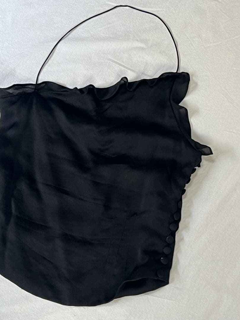 クロエシルクフリルキャミソールchloeバーニーズ