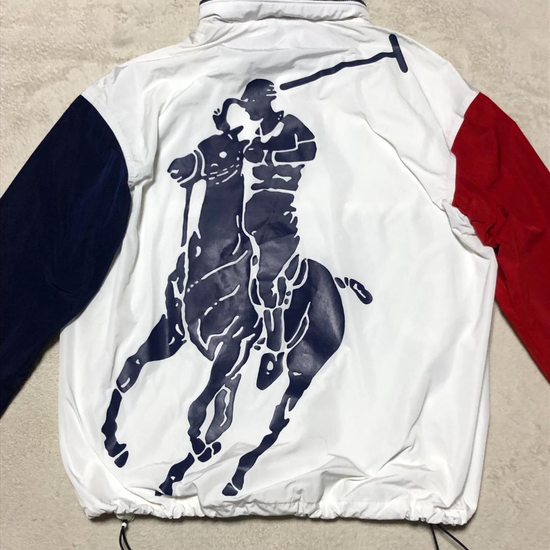 寄付対象品 ポロラルフローレン アノラック ANORAK USA 星条 Sサイズ