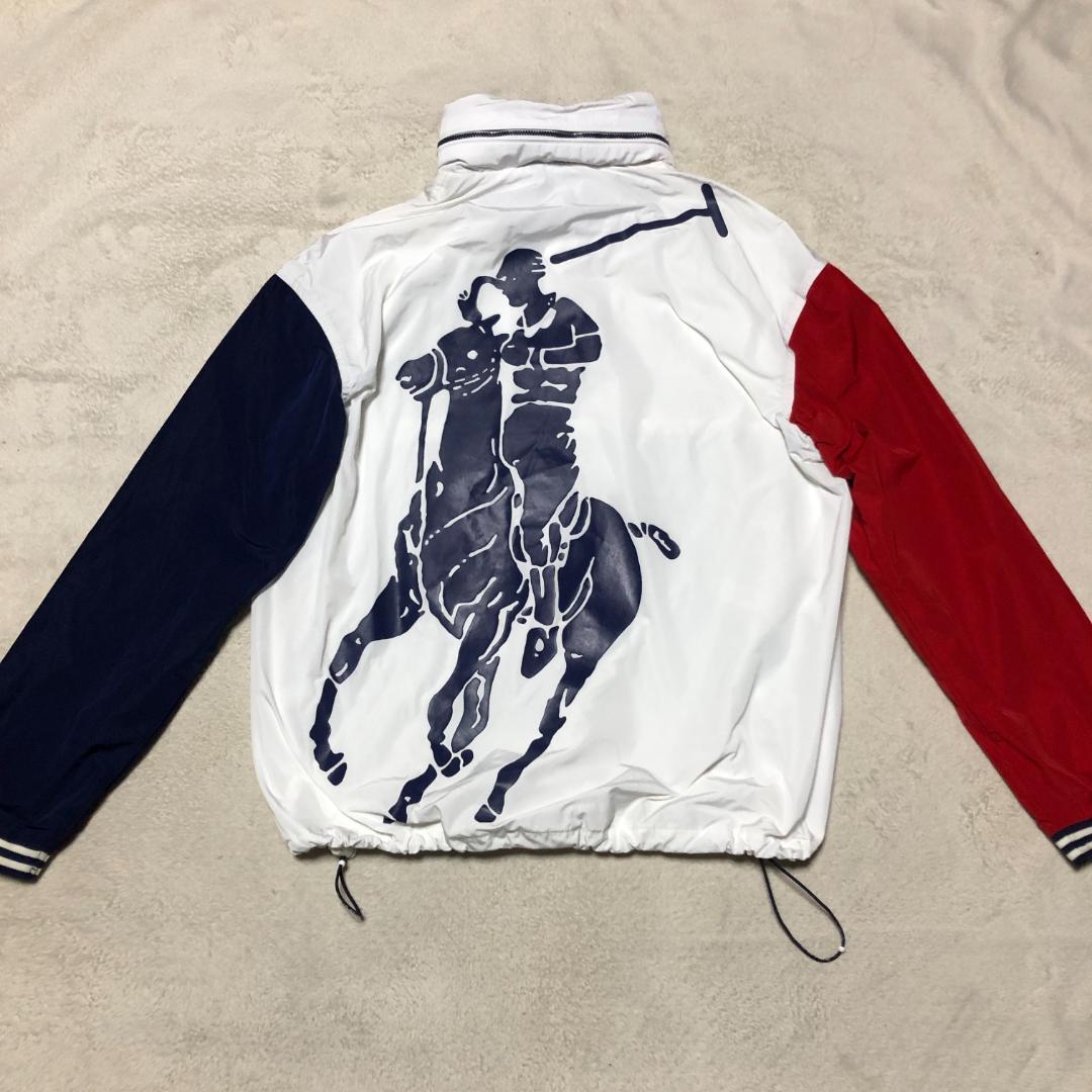 寄付対象品 ポロラルフローレン アノラック ANORAK USA 星条 Sサイズ