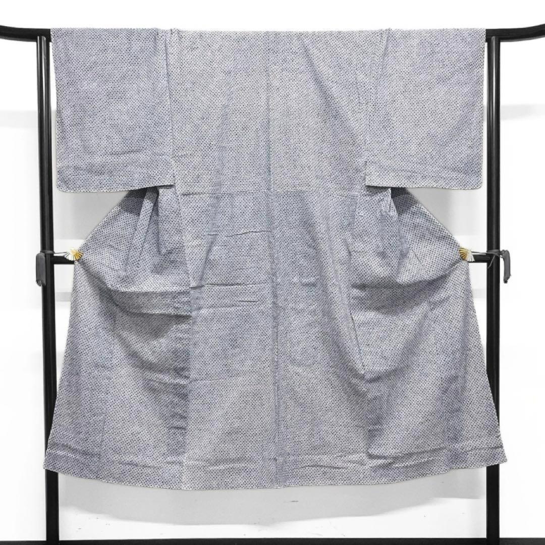 浴衣　有松鳴海絞り　メンズ着物　絞り　着物　074w d