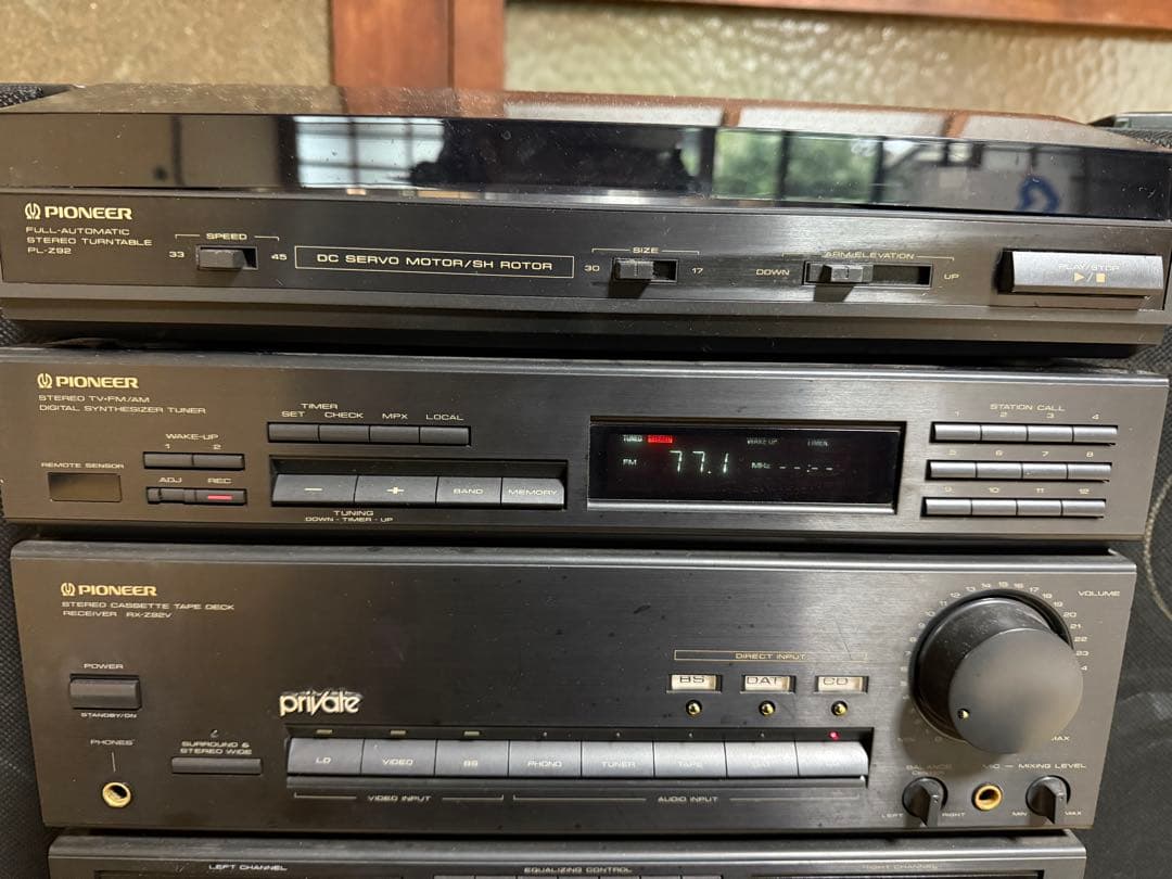 も*う様 【O-1892】パイオニア システムコンポ RX-92Z PL-Z92