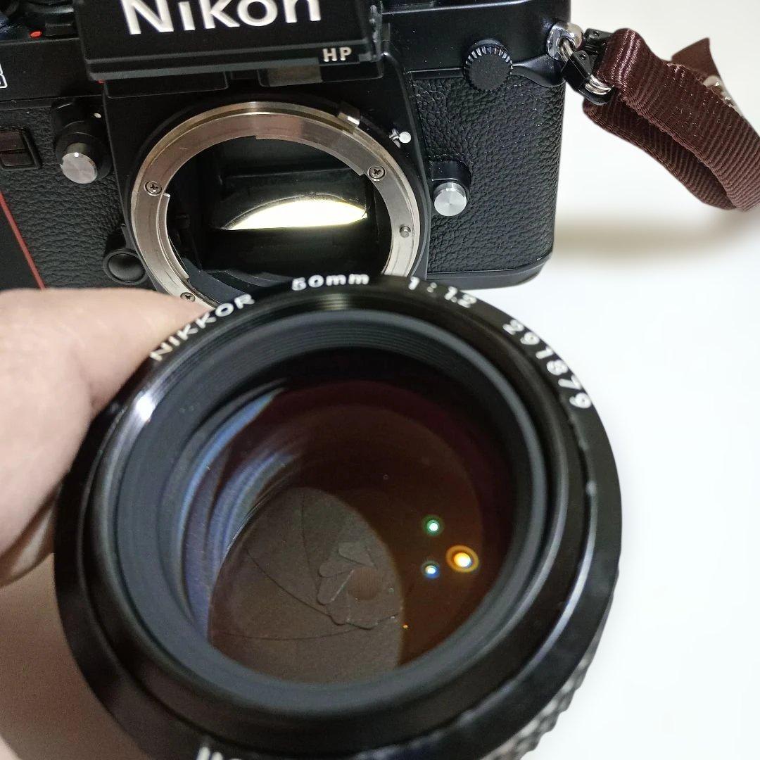 【美品】Nikon F3 HP一眼レフカメラ Nikkor 50mm f1.2