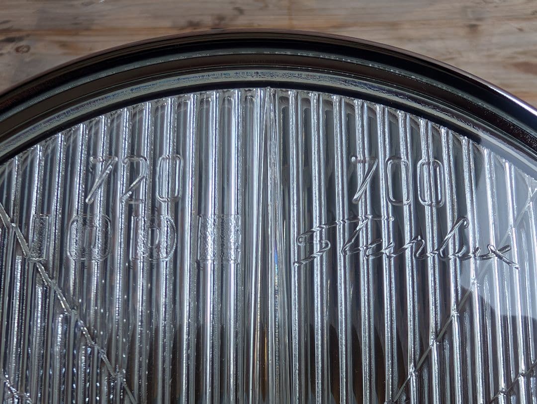 マーシャル 720 ヘッドライト リム付き クリアレンズ 金猫 キティ 箱付き