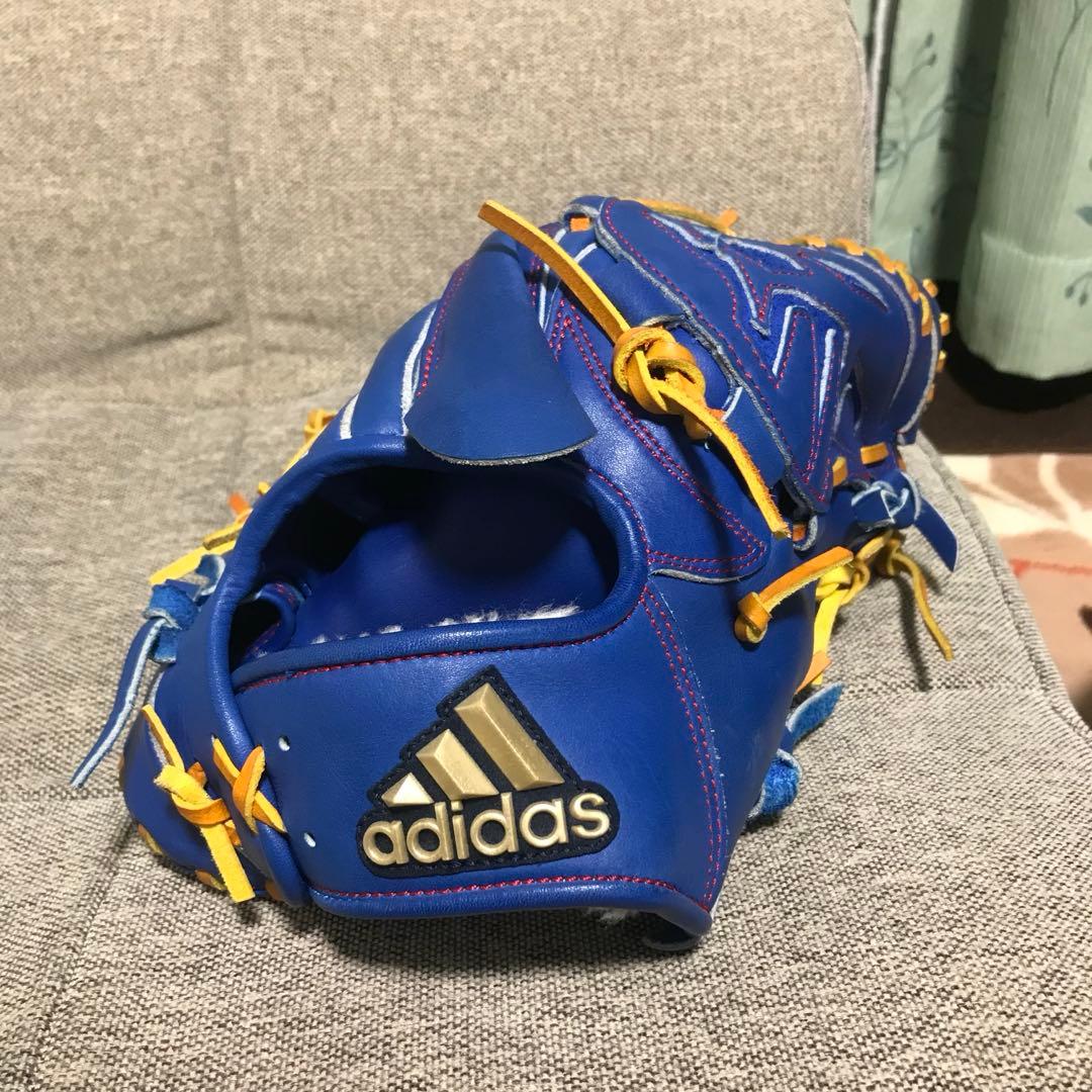 極美品 アディダス 投手用グラブ 廃盤 則本モデル 軟式 超希少品