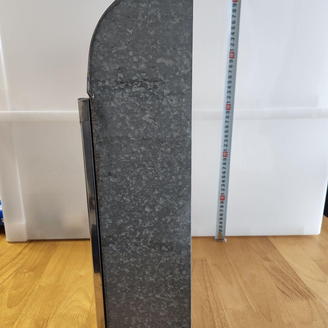 【希少】レトロ雑貨 ブリキとガラス 収納ケース ②