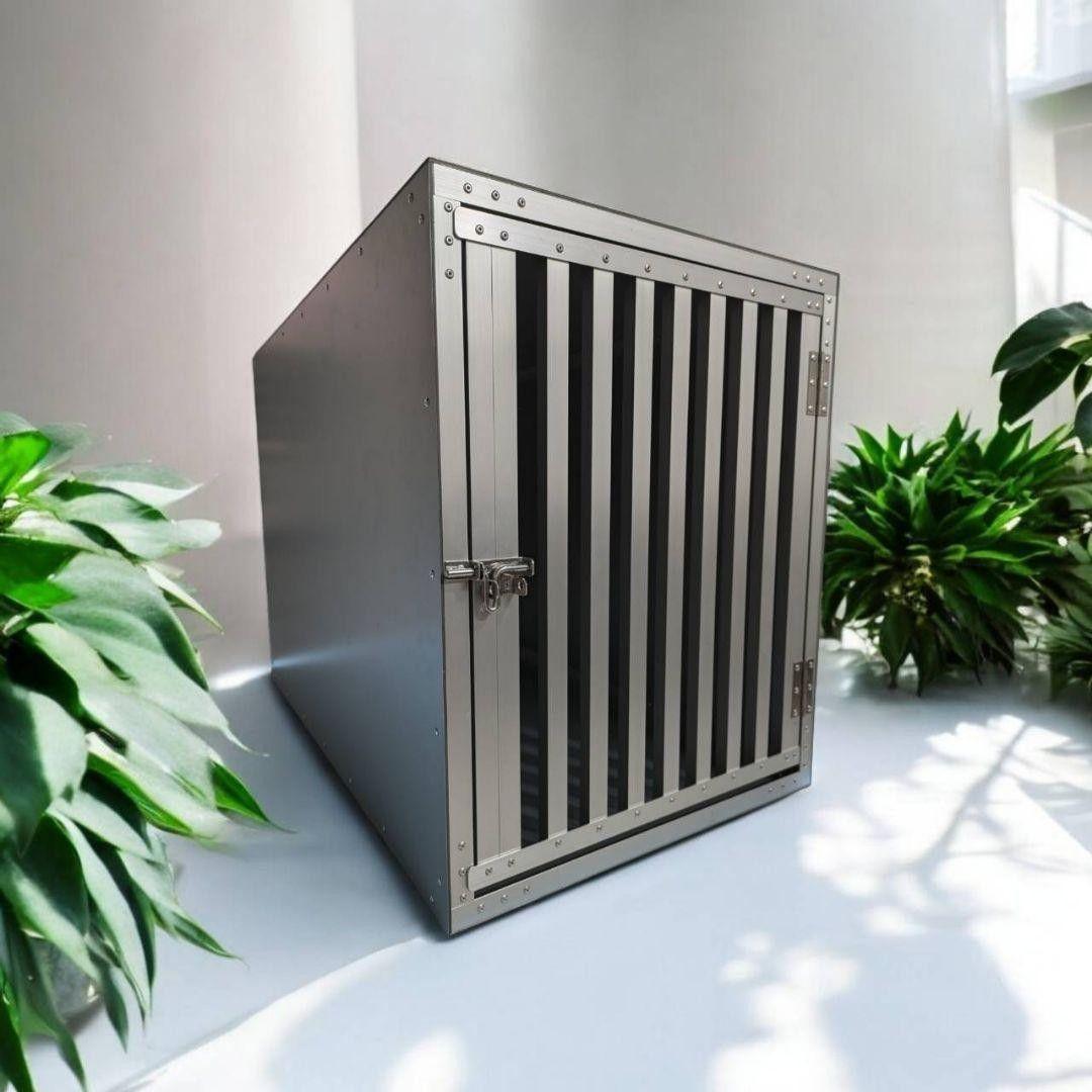 アルミドッグケージ ✳ 1頭用 幅45cm 奥行75cm 高さ53.5cm車載用