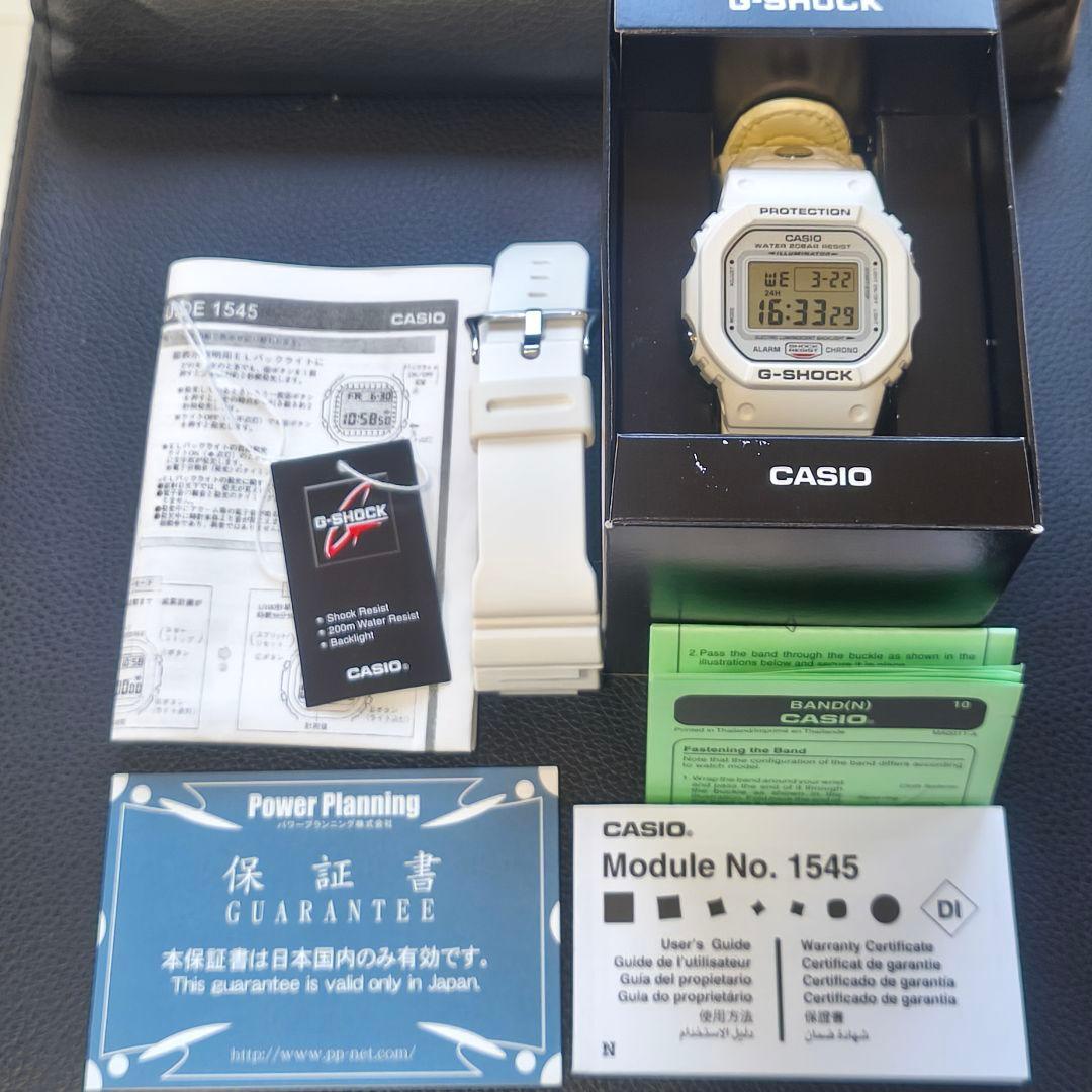 激レア/未使用 G-SHOCK DW-5600 ホワイト 替えベルト付 完品