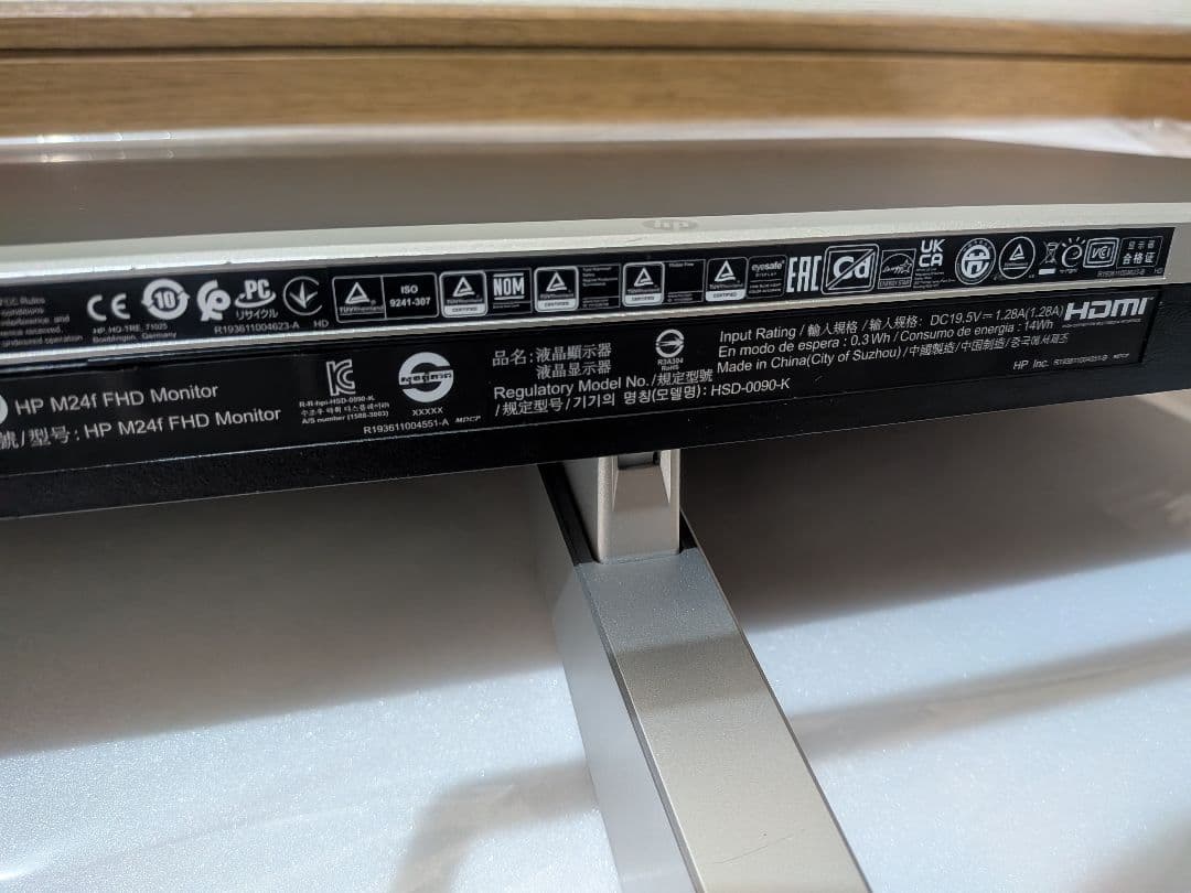 HP M24f ディスプレイ モニター 23.8インチ フルHD