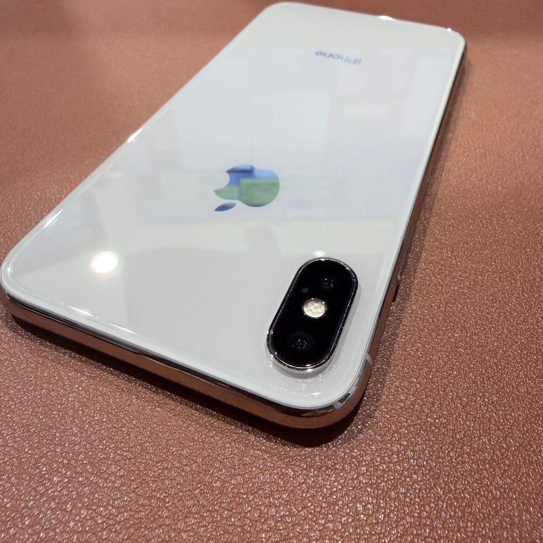 【美品】iPhone X本体 SIMフリー シルバー 64GB