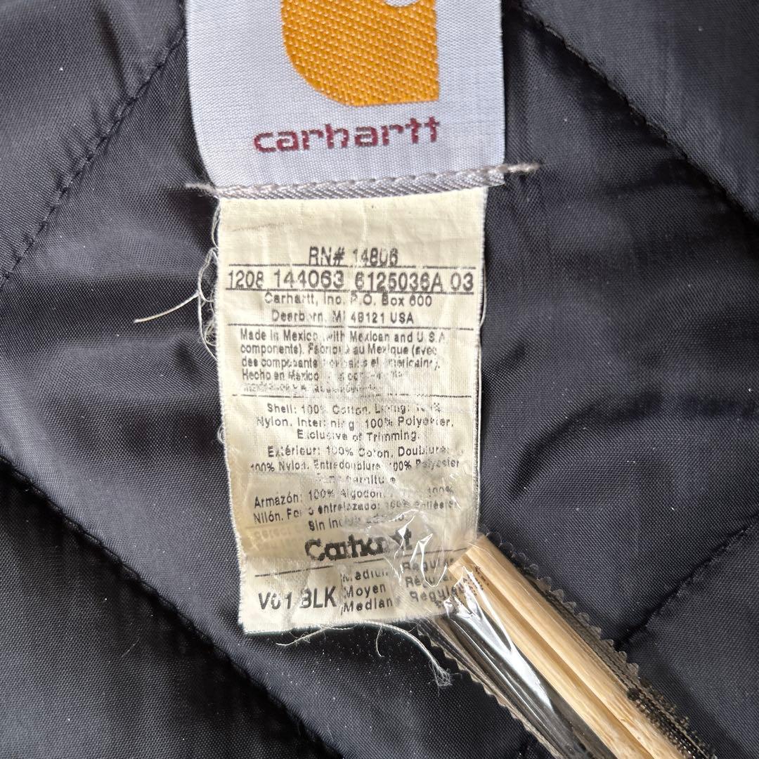 Carhartt クロスボーン刺繍 ベスト ブラック