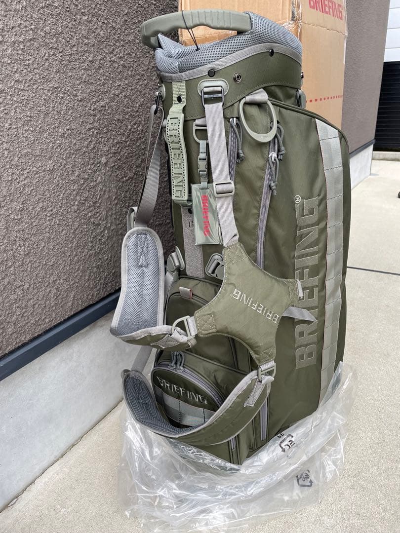 BRIEFING　キャディゴルフバッグ オリーブ CR-4 #02 XP 限定品