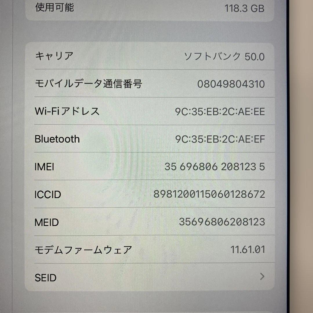 Apple iPad Air2 第2世代128GB シルバー　セルラーモデル