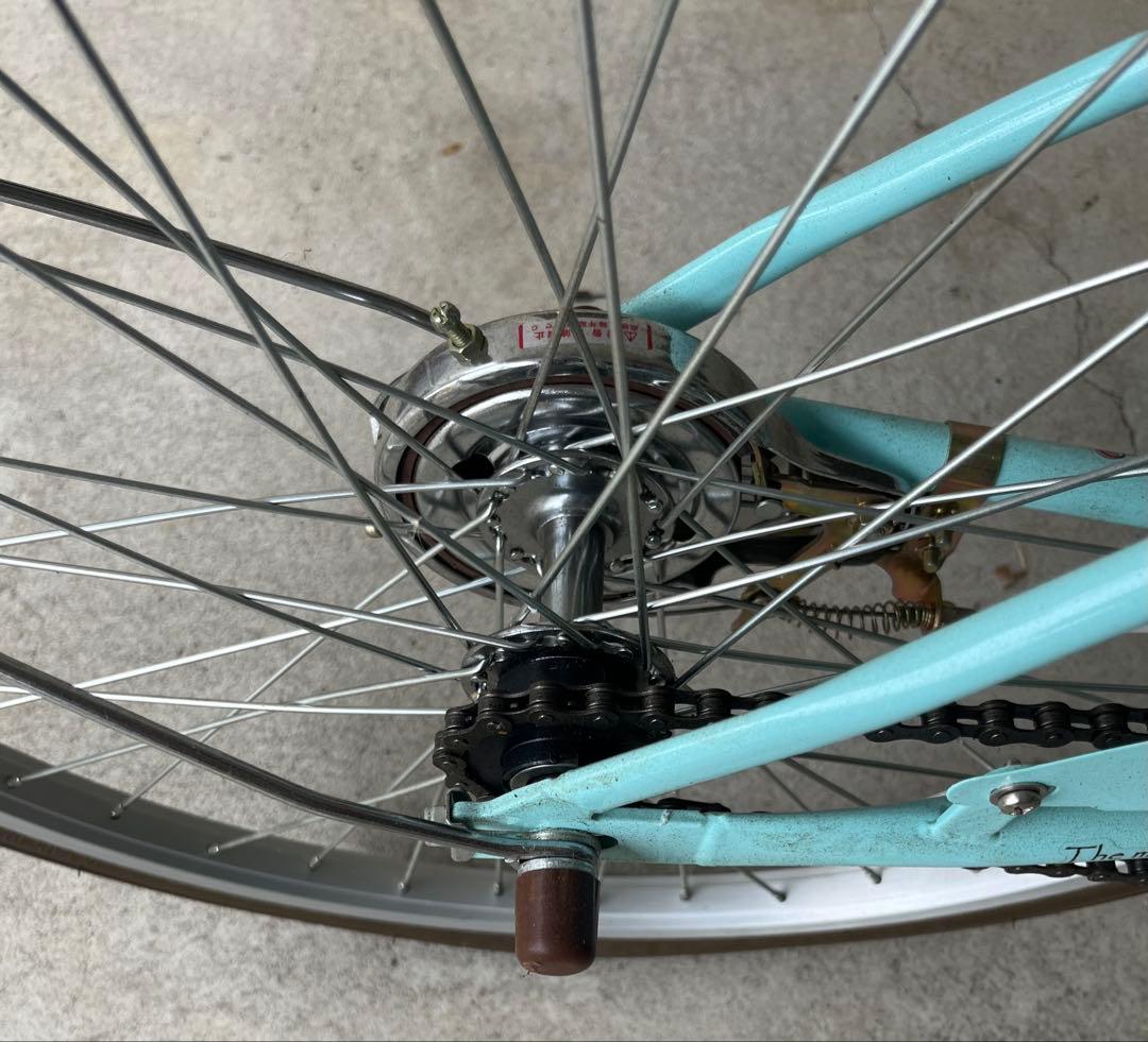 【未使用同等／直接引取】22インチ 子供用自転車 バレンタイン2 ミントブルー