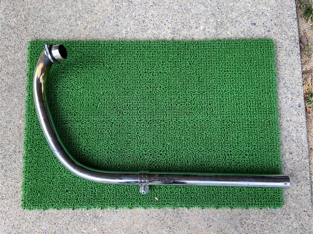 MOTOT ROCK　SR400/500用オールドスタイル手曲げマフラークローム