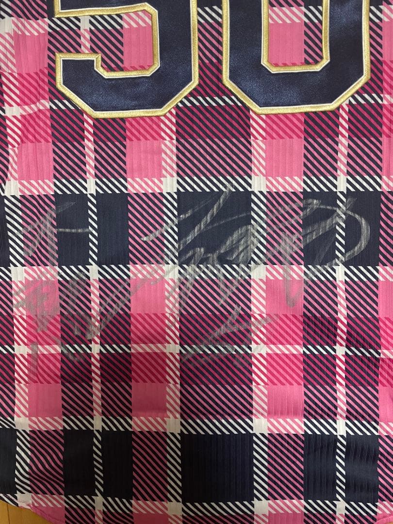 オリックス・バファローズ 小田裕也 サイン ユニフォーム