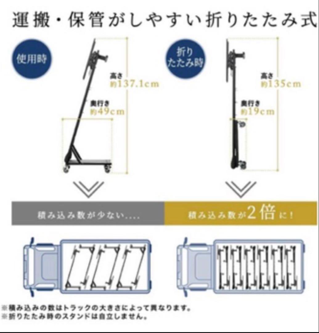 テレビスタンド(※スタンドのみ)デジタルサイネージ ロータイプ