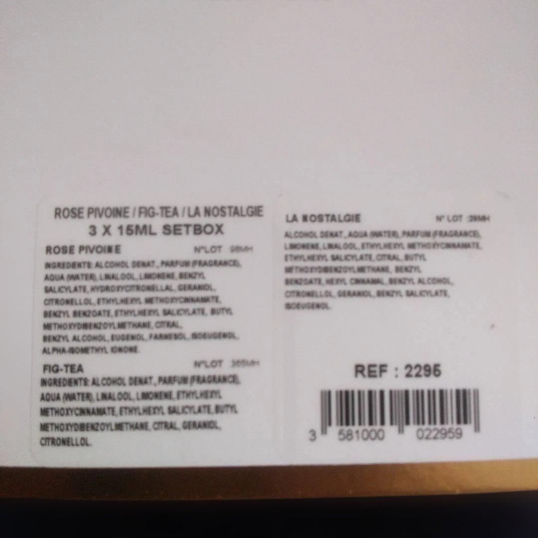 TK:新品:ニコライ NICOLAI トラベルセット 15ml x3