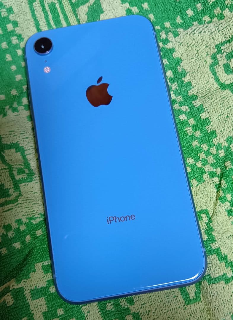 【本体のみ】iPhone XR 64GB Blue（au→SIMフリー）