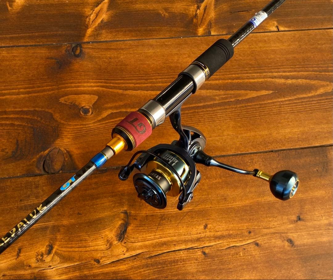 釣り竿セット　ジギングロッド　スピニングパックロッド　Fujiガイド タイラバ