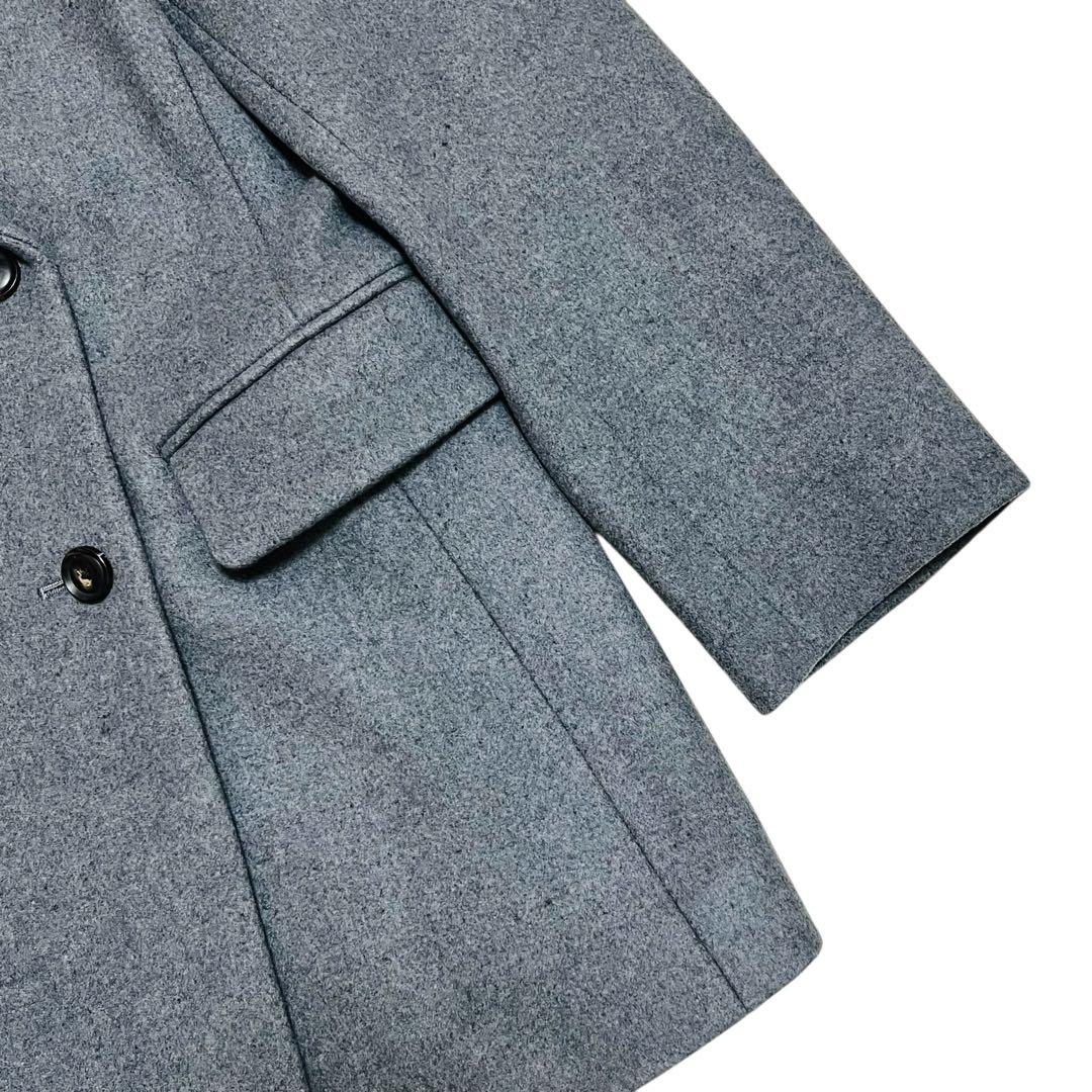 美品✨　6 ROKU ロク　メルトン ジャケット コート グレー