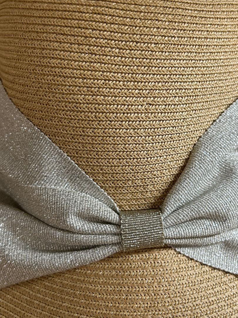 新品 Athena New York シルバーリボン リサコハット UV加工