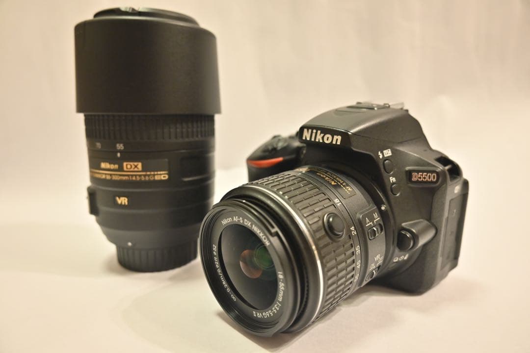 【ズーさん】【美品】　Nikon D5500 ダブルズームキット