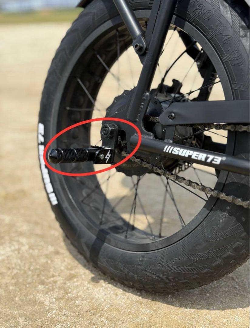 【激レア・最終値引き】super73専用　特注フットレストペダル・フットスタンド