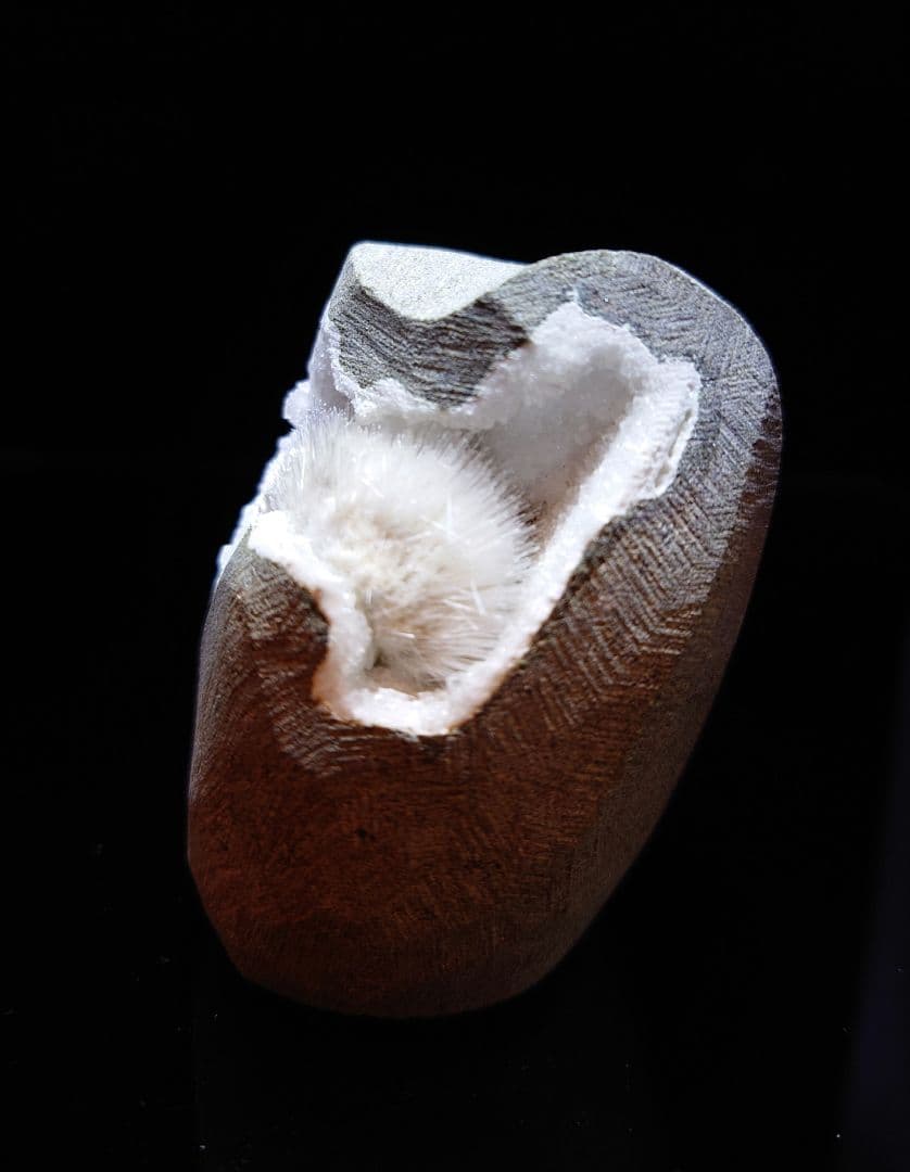 スコレサイト インド産 鉱石 鉱物 ミネラル 標本 原石 母岩付き ⑤