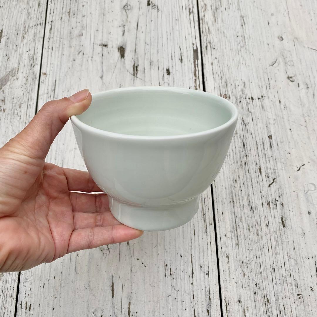 【新品未使用】　亀田大介　白磁高台飯椀　茶碗　小鉢　2個セット　作家もの　李朝