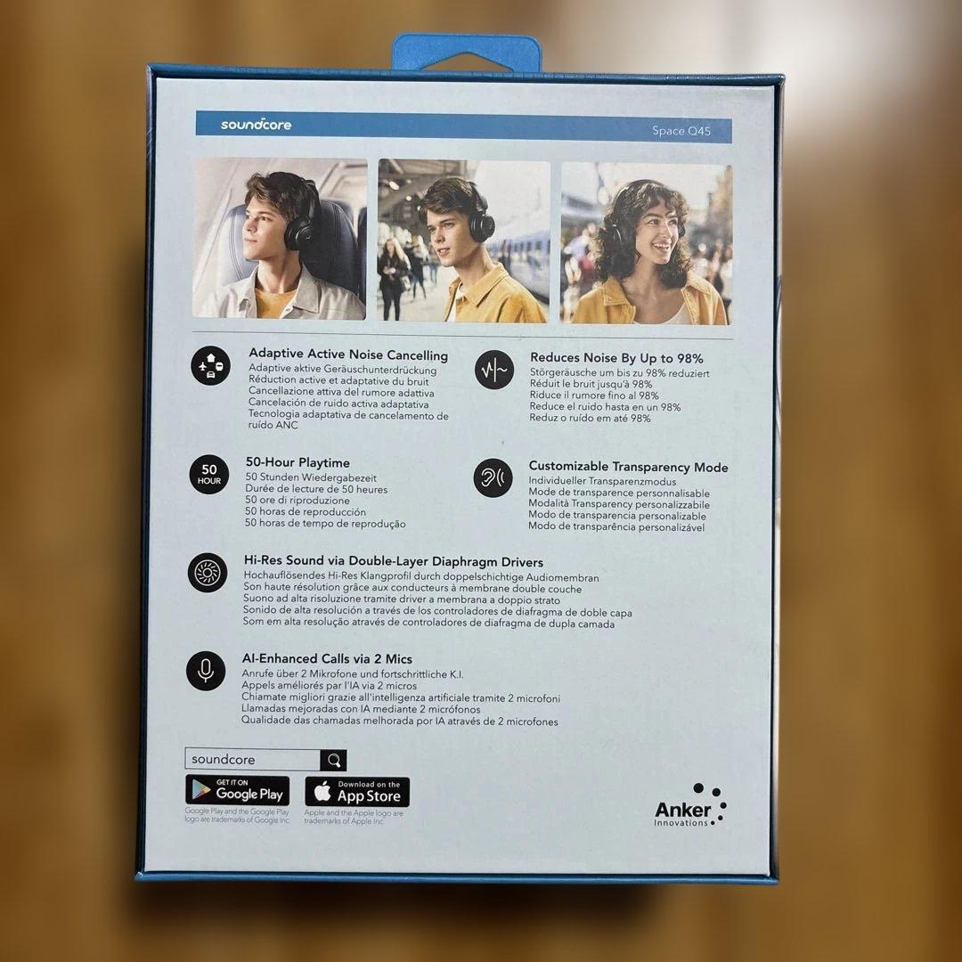 soundcore Space Q45 ワイヤレスヘッドホン