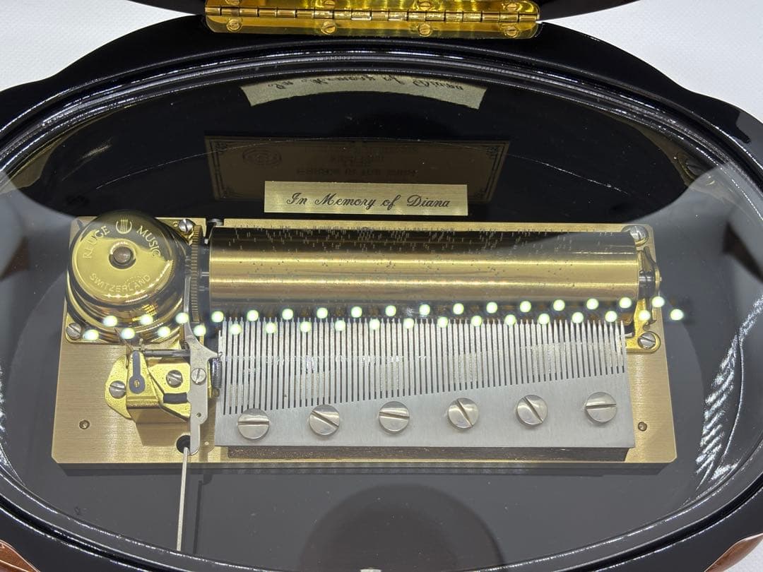 リュージュ　REUGE オルゴール ダイアナ姫 メモリアル