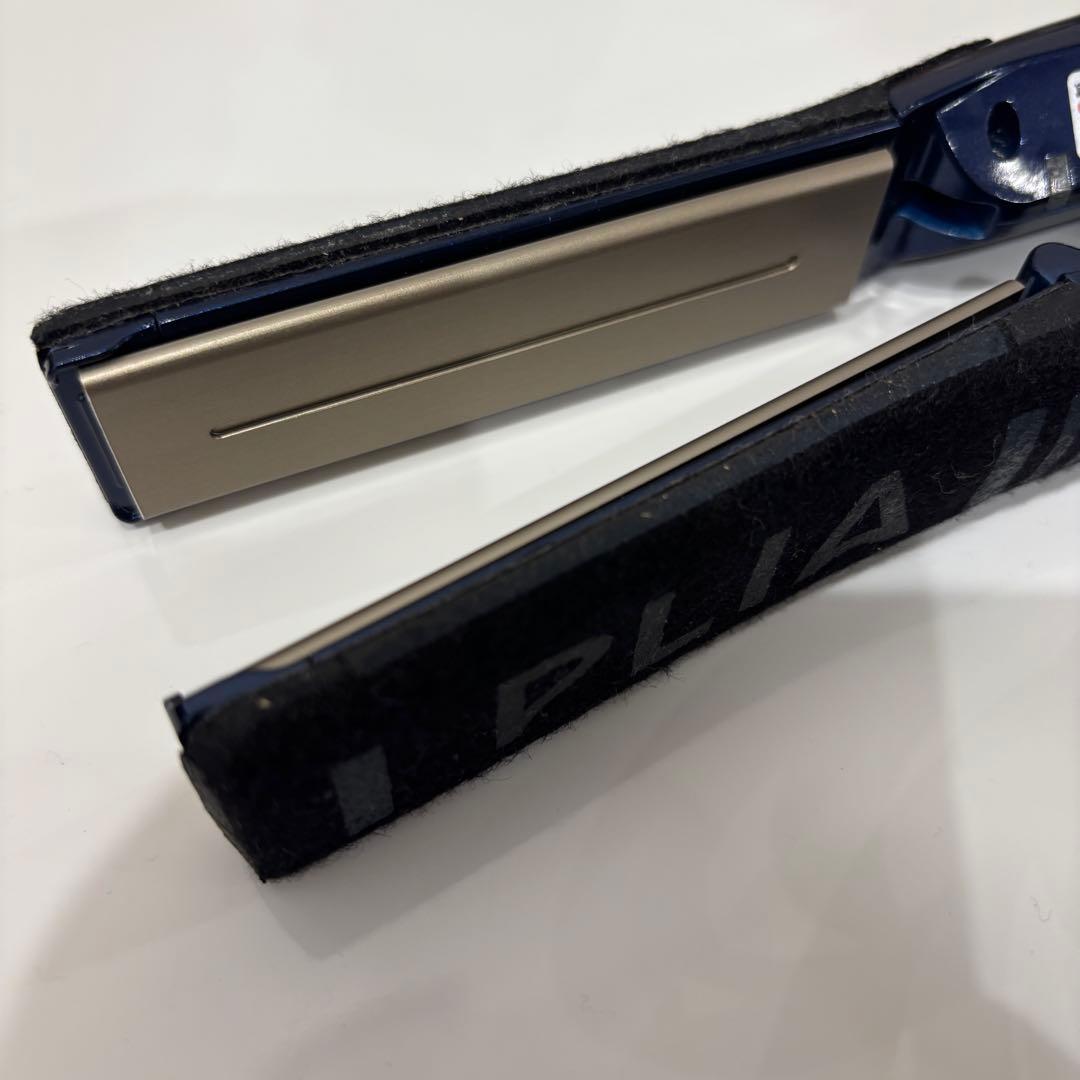 PLIA ストレートヘアアイロン 青