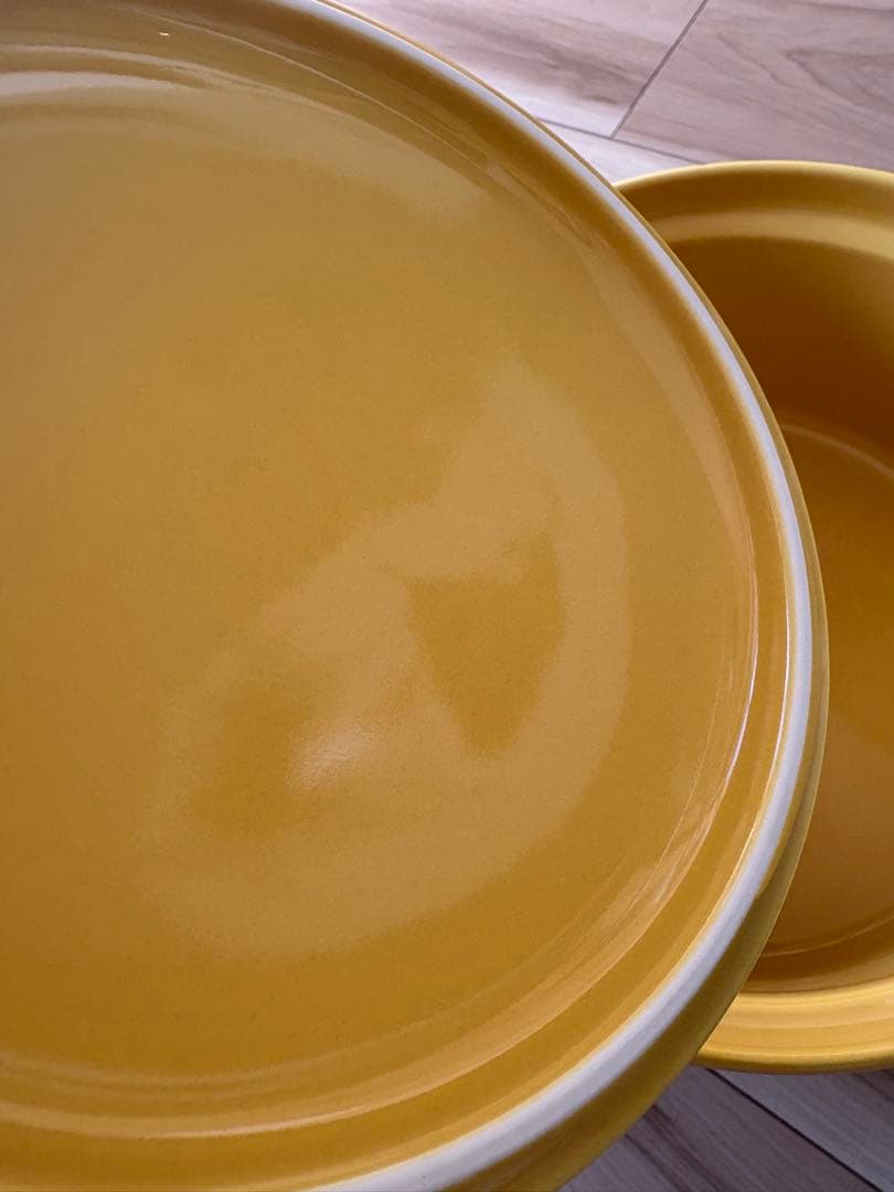 美品★イッタラ ティーマ 蓋付きポット 2.3L ハニー 現行品 北欧食器